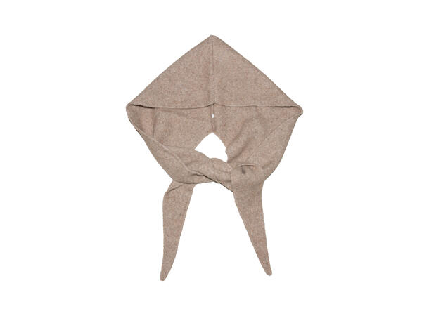 Dame lue m/hoodie & skjerf funsjon beige Høst26 