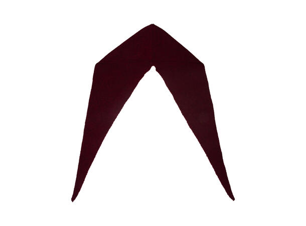 Dame lue m/hoodie & skjerffunsjon vinrød Høst26 