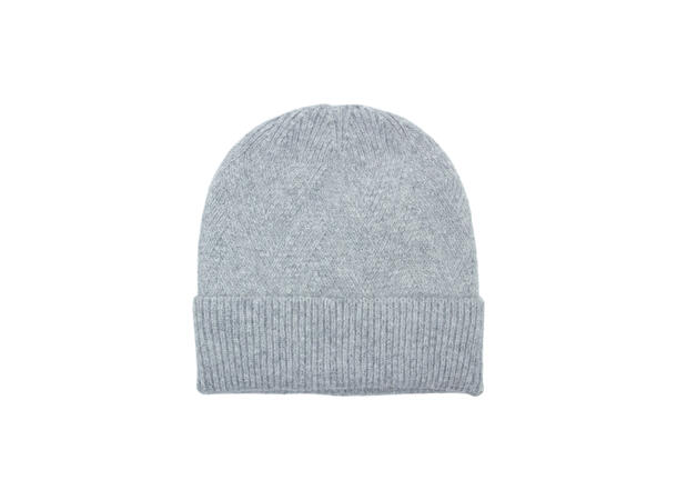 Dame lue m/mønster grå* Høst 