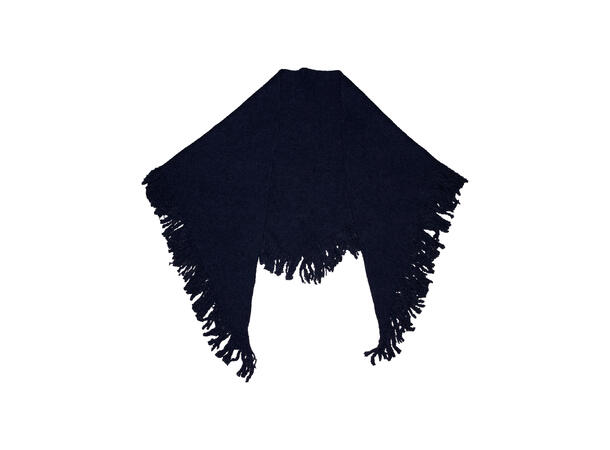 Dame sjal m/frynser 60x160 Navy Høst26 