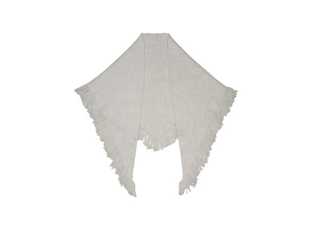 Dame sjal m/frynser 60x160 Offwhite Høst26 