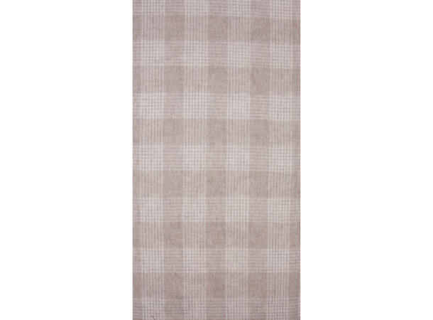Dame skjerf rutet 30x180 beige Høst 