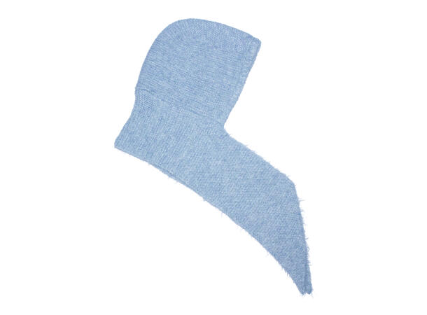 Hodeplagg m/skjerf 40x130 lys blå Høst26 