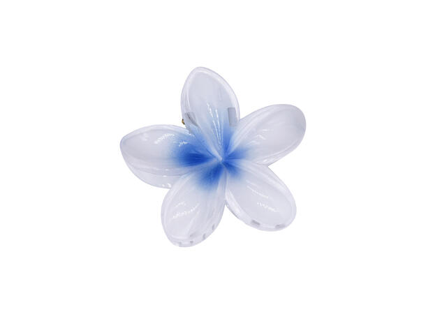 Hårklype blomst 2-farget blå* 