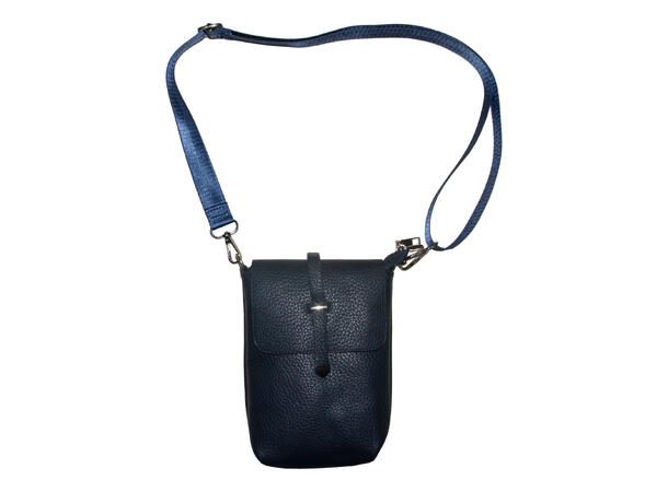 Mobilveske enkel m/small skulderrem navy 