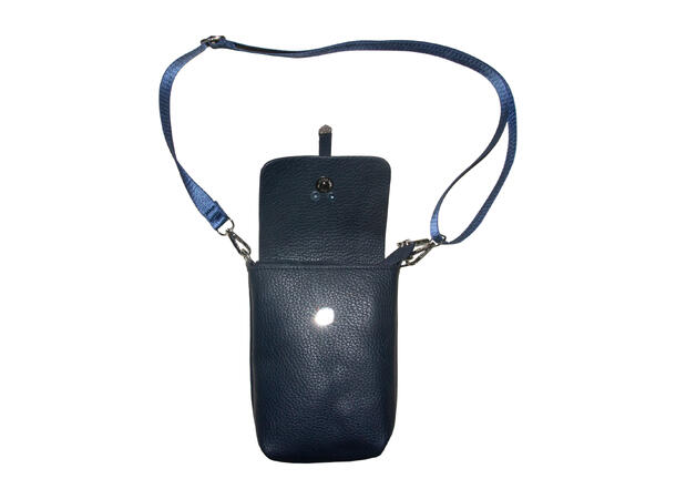 Mobilveske enkel m/small skulderrem navy 