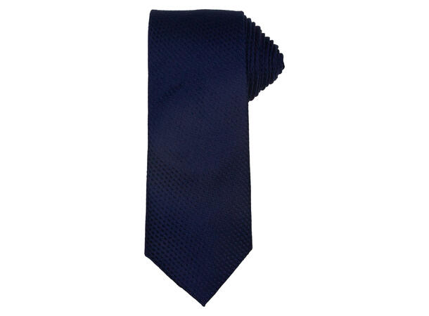 Santi Silkeslips 7,0cm ensf.m/struktur* navy 