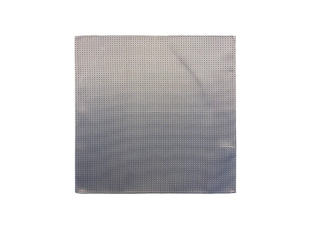 Santi silkeslips+lommetørkle mønstert sett hengende beige 