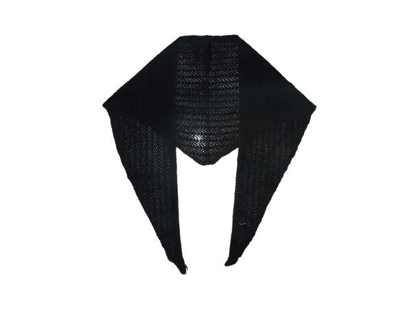 Sjal ensf. 47x180 sort Høst26 