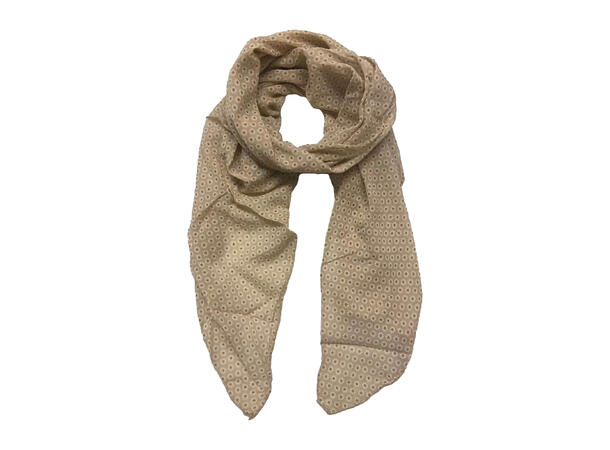 Skjerf "margurite" 70x150 beige* 