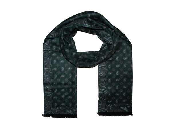 Skjerf herre mønstert 35x180 grønn Høst26 