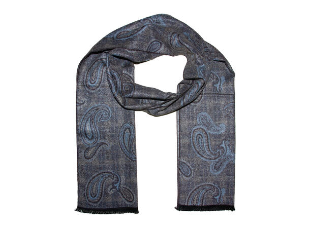 Skjerf herre paisley 35x180 beige Høst26 