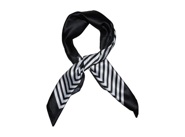 Skjerf klassisk 70x70 sort 