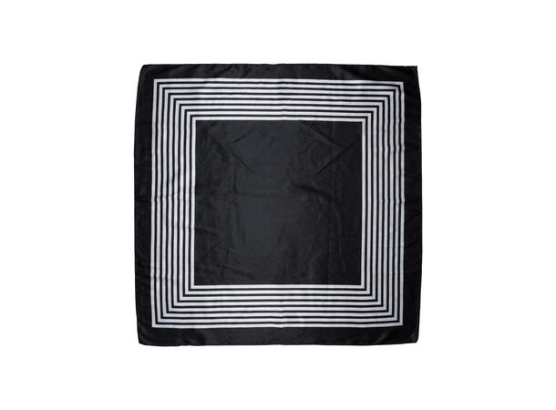 Skjerf klassisk 70x70 sort 