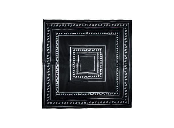 Skjerf klassisk SILKE 70x70 sort 
