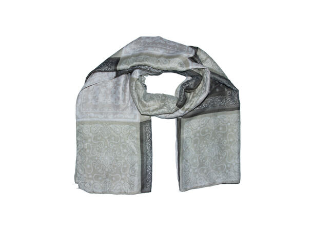 Skjerf m/firkanter 85x180 grønn 