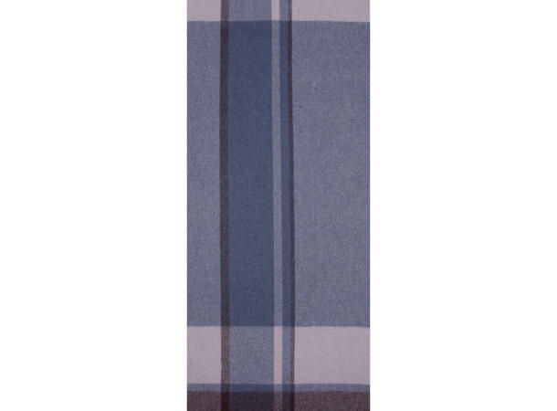 Skjerf ruter 30x180 blå Høst26 