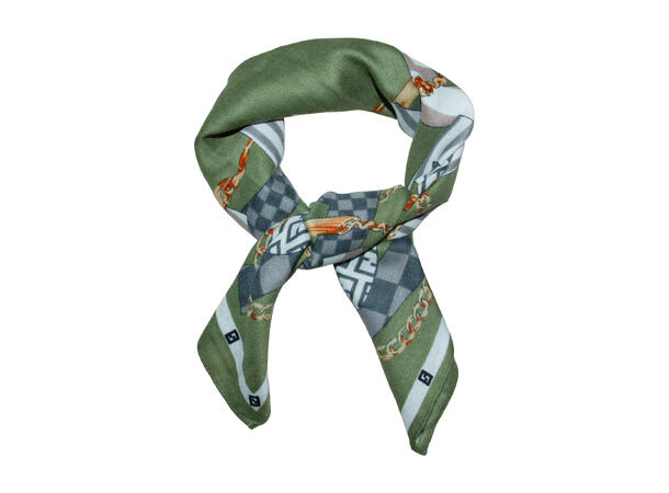 Skjerf seletøy 65x65 grønn 