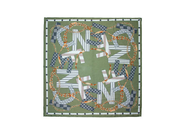 Skjerf seletøy 65x65 grønn 