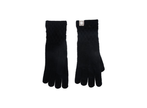 Vante m/mønster sort Høst 