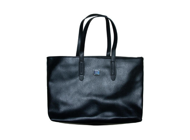 Veske stor "2 i en" sort m/butterfly logo 