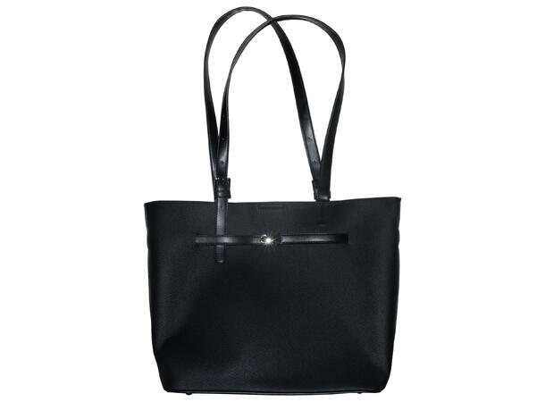 Veske stor m/ tilleggsveske sort 