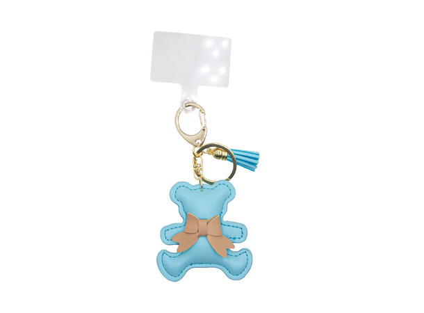 Veskepynt & Nøkkelring bamse turquoise 