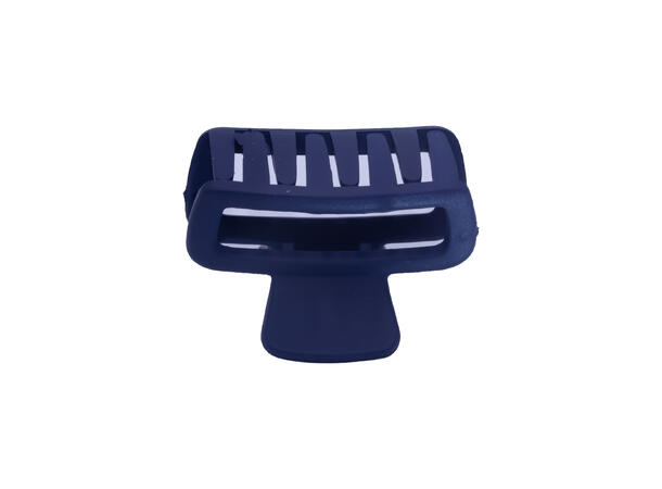 Hårklype 4,5x3cm ensfarget navy* 