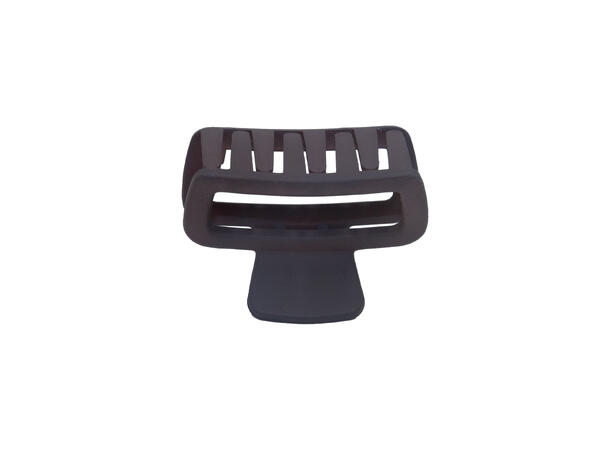 Hårklype 4,5x3cm ensfarget vinrød 