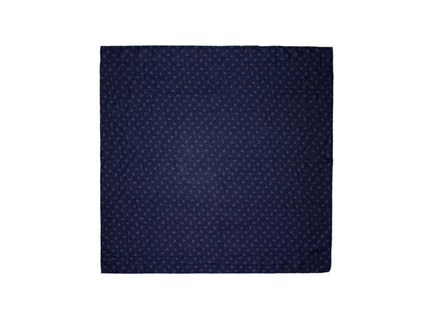 Skjerf 70x70 Navy paisley 
