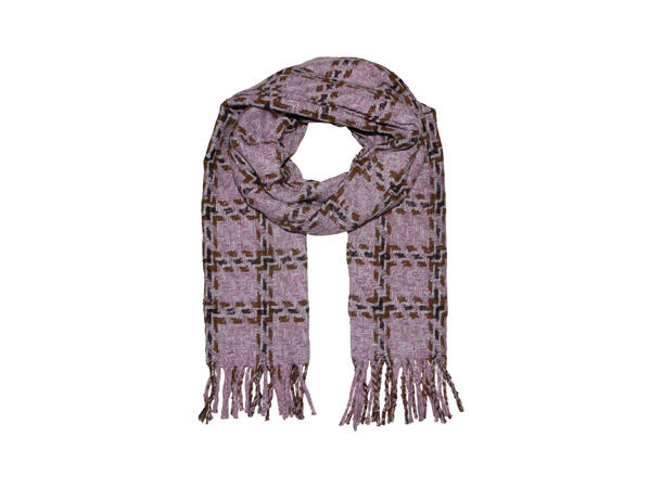 Skjerf "Chanel look" 65x200 lilla Høst 