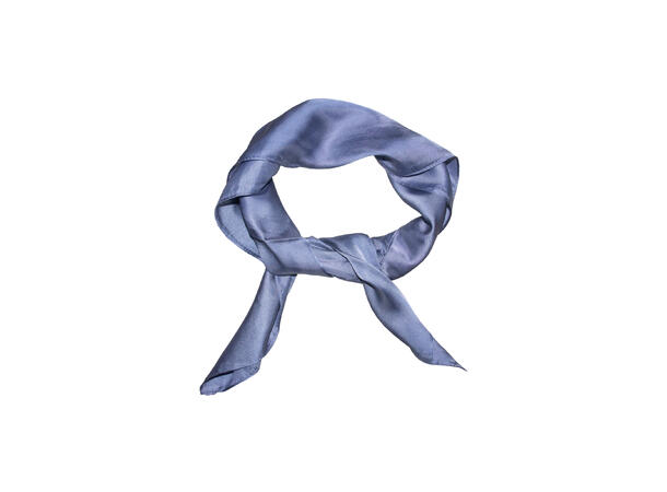 Skjerf ensfarget 70x70 sky blå 