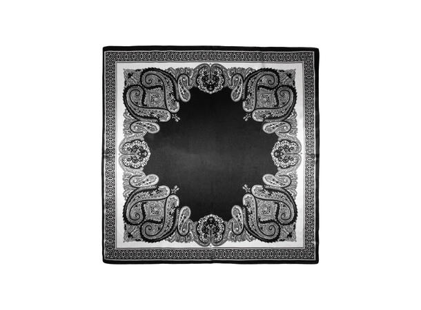 Skjerf klassisk SILKE 70x70 sort 