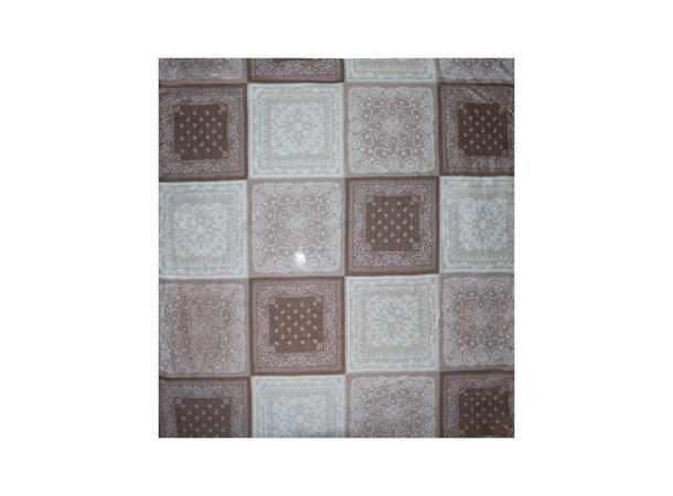 Skjerf m/firkanter 85x180 beige* 