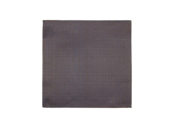 Sløyfe m/lommetørkle småmønstret brun 