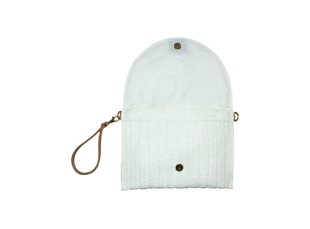 Veske "Summer" liten Clutch Offwhite SS26 