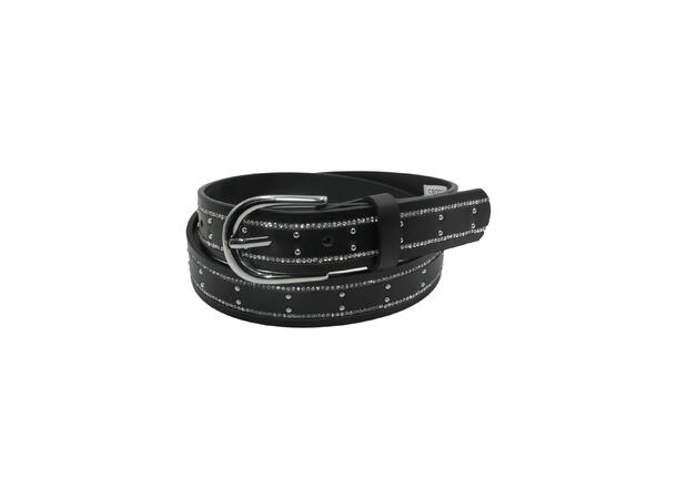 Belte 3,5cm m/små studs  sort 