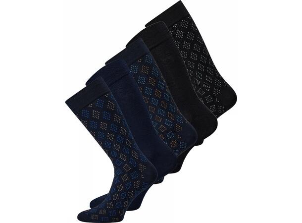 Claudio socks bamboo 5 pc FSC Flerfarget 40-47 - NOOS 