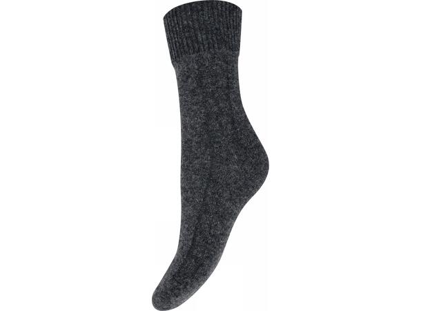 DECOY cosy ankle sock Dark grey melange 37-41 - AW26 