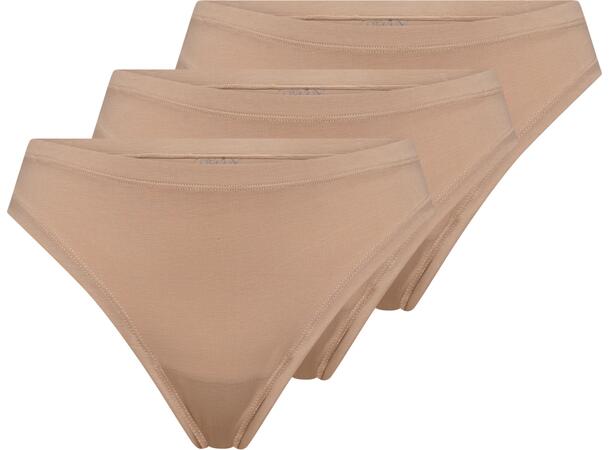 DECOY string 3-pack, bamboo Nude M - Noos 