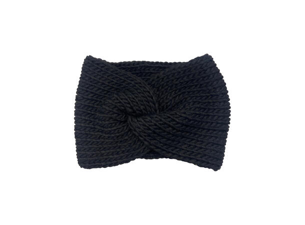 Dame Pannebånd ensfarget sort Høst26 