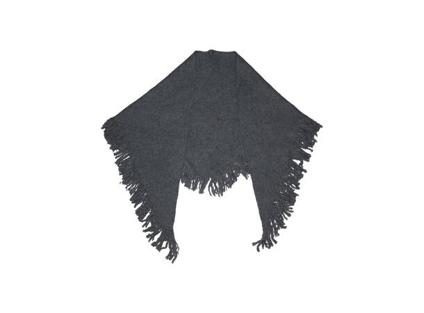 Dame sjal m/frynser 60x160 Grå Høst26 