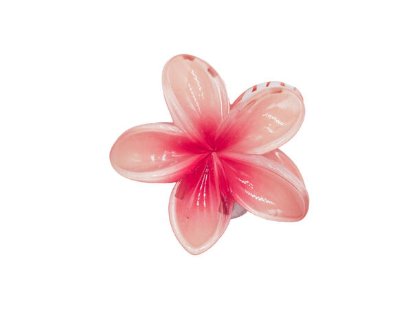 Hårklype blomst ensfarget oransje 