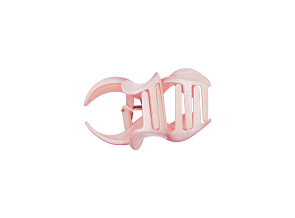 Hårklype blomst ensfarget oransje 