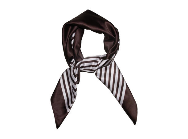 Skjerf klassisk 70x70 brun* 