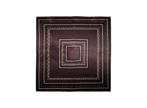 Skjerf klassisk SILKE 70x70 brun 