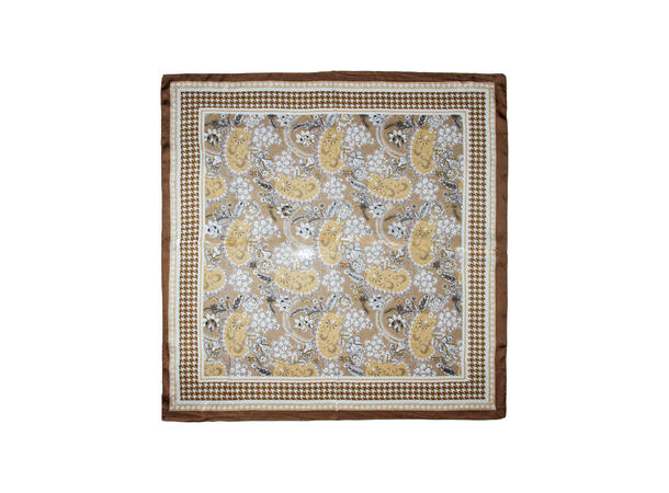 Skjerf paisley 70x70 grønn* 