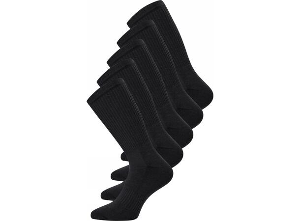 Tennis Socks 5-pack ½ terry. Sort 41-46 - NOOS 