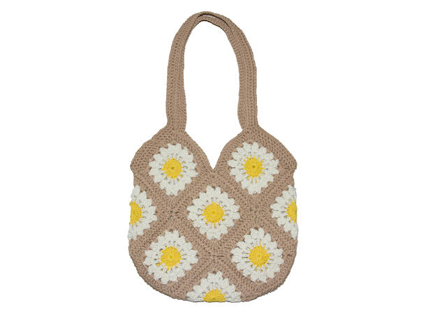 Veske "Summer" heklet beige SS26 