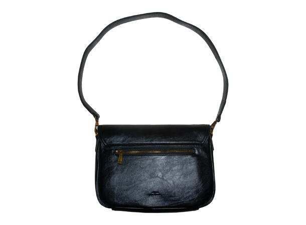 Veske skinn-look sort Høst 26 